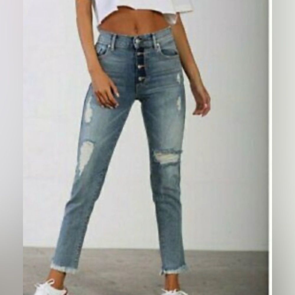 🌎REVICE DENIM Distressed Button Fly Dream Fit 🌎